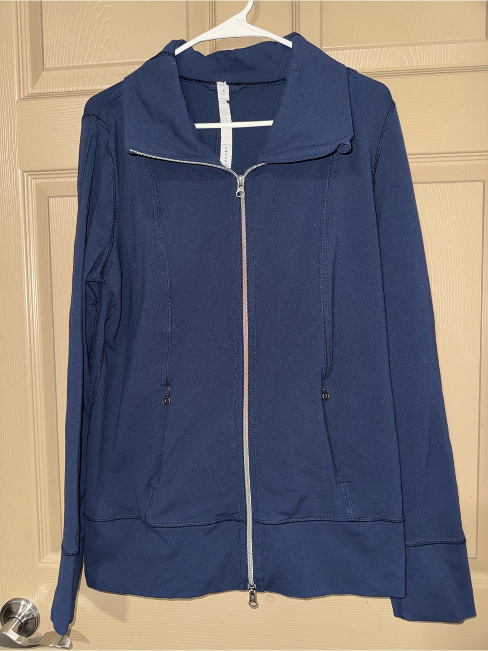 Lululemon Daily Yoga Jacket Full Zip in Inkwell Navy Blue (Size 12)
